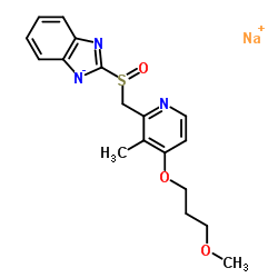 (S)-雷贝拉唑钠盐 结构式