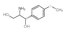 (1S,2S)-(+)-2-氨基-1-[4-(甲硫基)苯基-1,3-丙二醇 结构式