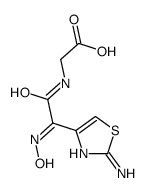 噻唑基乙酰基甘氨酸肟 结构式