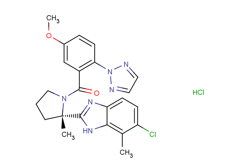 达利雷生盐酸盐 结构式