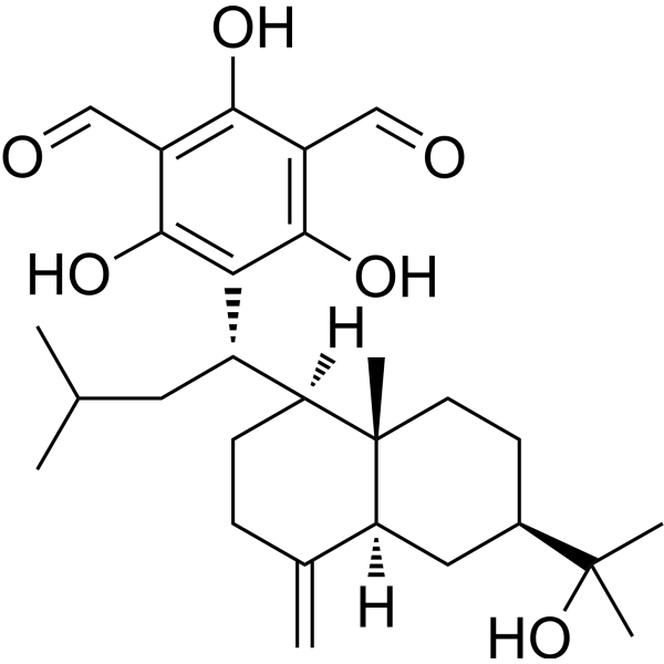 大果桉醛 H 结构式