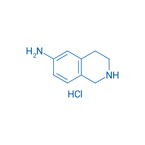 1,2,3,4-四氢异喹啉-6-胺盐酸盐 结构式