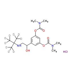 班布特罗-d9盐酸盐 结构式