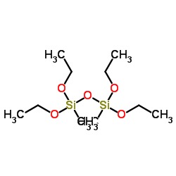 1,1,3,3-四乙氧基-1,3-二甲基二硅氧烷 结构式