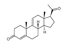 9-脱氢孕酮 结构式