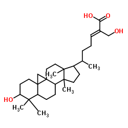 27-羟基芒果醇酸 结构式