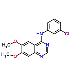酪氨酸磷酸化抑制剂AG1478 结构式