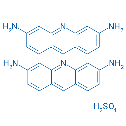 3,6-二氨基吖啶半硫酸盐 结构式