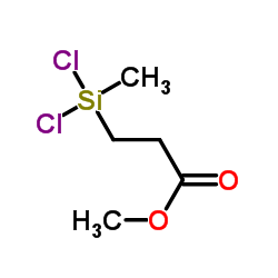 2-乙酰氧基乙基甲基二氯硅烷 结构式