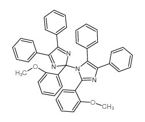 2-(2-甲氧基苯基)-4,5-二苯基咪唑-1,2'-二聚体 结构式