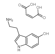 5-五羟色胺马来酸盐 结构式