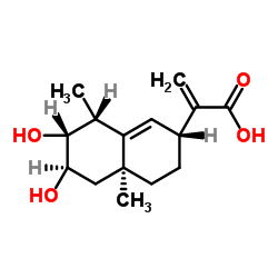 2,3-二羟基臭灵丹酸 结构式