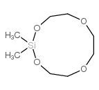 1,1-二甲基硅-11-冠-4 结构式
