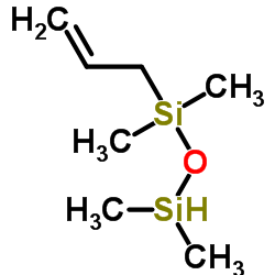 1-烯丙基-1,1,3,3-四甲基二硅氧烷 结构式