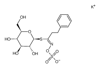 豆瓣菜苷钾盐 结构式