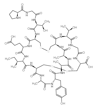 人鸟苷蛋白 结构式
