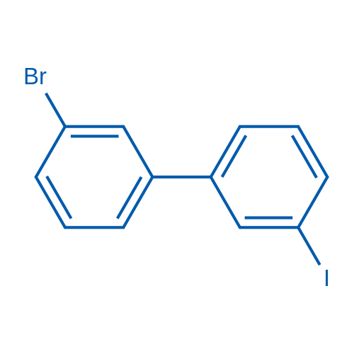 3-溴-3'-碘-1,1'-联苯 结构式