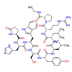亮丙瑞林EP杂质F 结构式