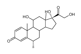 甲基泼尼松龙EP杂质H 结构式