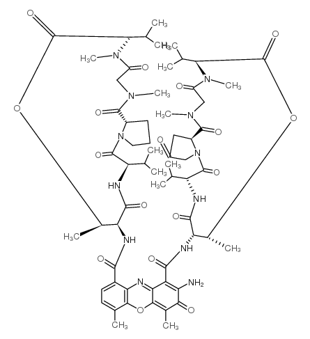 放线菌素V 结构式
