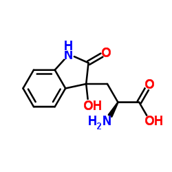 二羟基吲哚基-L-丙氨酸 结构式