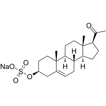 孕烯醇酮硫酸钠盐 结构式