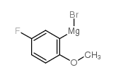 5-氟-2-甲氧基苯基溴化镁 结构式