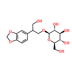 Junipediol B 8-O-glucoside 结构式