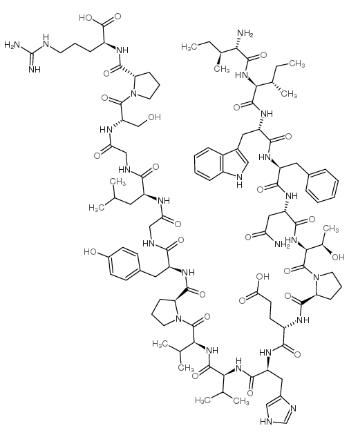 人[苯丙氨酸22]大内皮素-1(19-37) 结构式