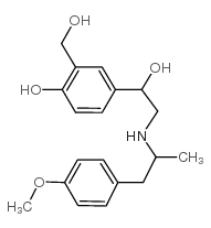 沙甲胺醇 结构式