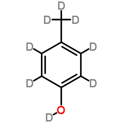 对甲酚-d8 结构式