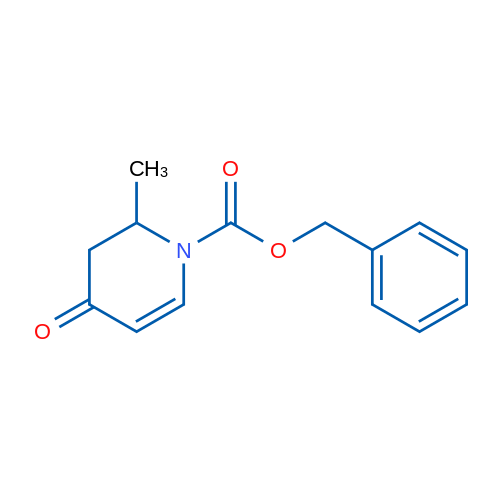 3,4-二氢-2-甲基-4-氧代吡啶-1(2H)-甲酸苄酯 结构式
