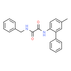 N1-苄基-N2-(5-甲基-2-联苯基)乙二酰胺 结构式