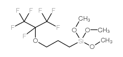 3-(七氟异丙氧基)丙基三甲氧基硅烷 结构式