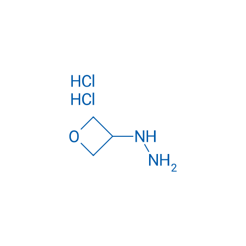 氧杂环丁烷-3-基肼二盐酸盐 结构式