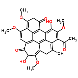 竹红菌丙素 结构式
