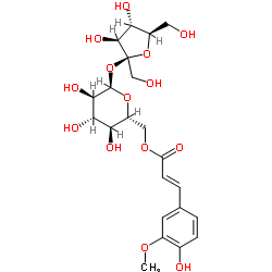 6'-O-阿魏酰蔗糖 结构式