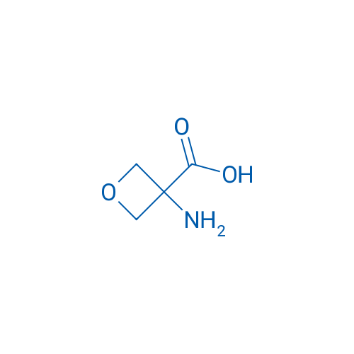 3-氨基氧杂环丁烷-3-羧酸 结构式
