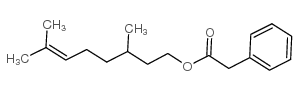苯乙酸香茅酯 结构式