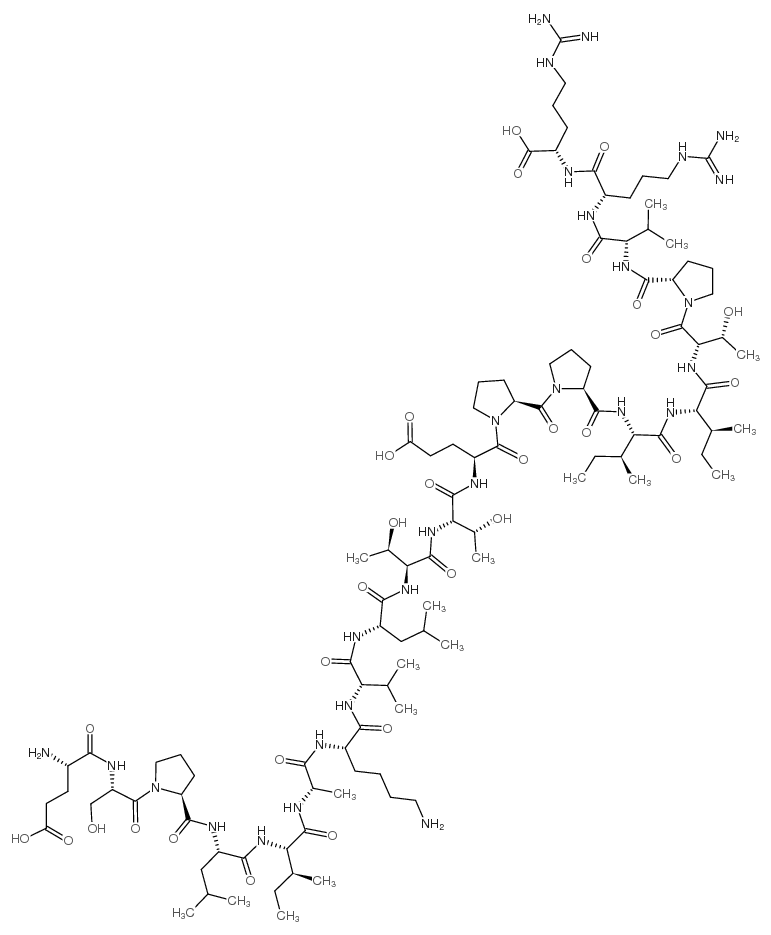 PHOSPHOLIPASE A2 ACTIVATING PEPTIDE 结构式