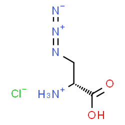 3-Azido-D-alanine HCl 结构式