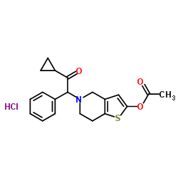 无氟普拉格雷盐酸盐 结构式