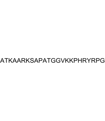 H-Ala-Thr-Lys-Ala-Ala-Arg-Lys-Ser-Ala-Pro-Ala-Thr-Gly-Gly-Val-Lys-Lys-Pro-His-Arg-Tyr-Arg-Pro-Gly-OH 结构式