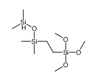 1,1,3,3-四甲基-1-[2'-(三甲氧基硅基)乙基]-二硅氧烷 结构式