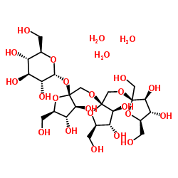 蔗果四糖三水合物 结构式