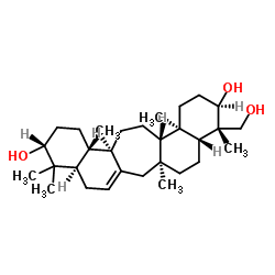 石松醇 结构式