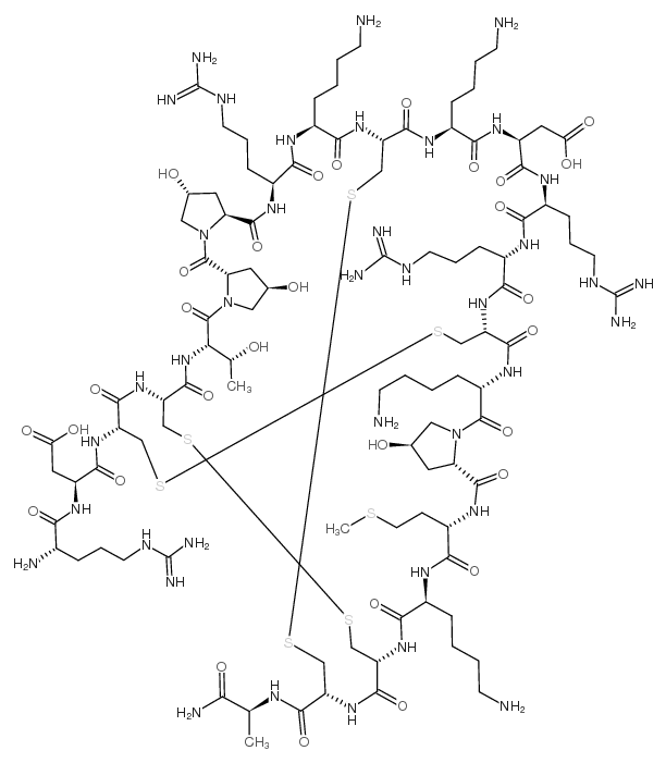 M-芋螺毒素GIIIB 结构式