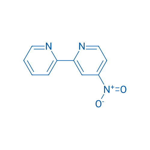 4-硝基-2,2'-联吡啶 结构式