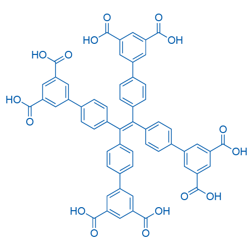 四[4-(3,5-二羧基苯基)]四苯基乙烯 结构式