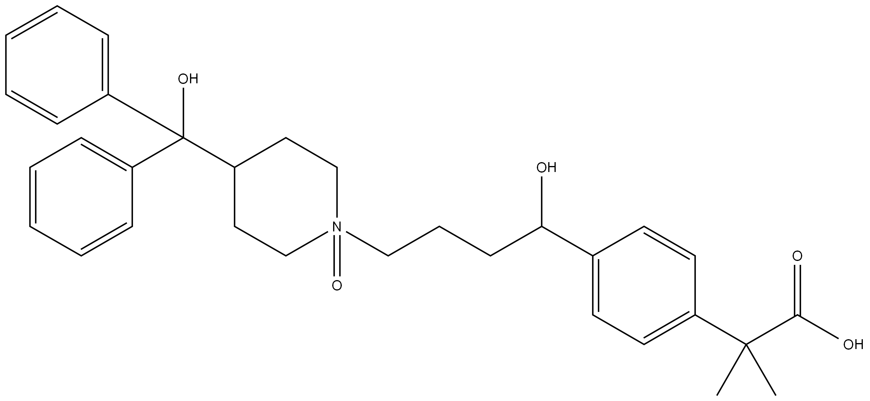 非索非那定-N-氧化物 结构式